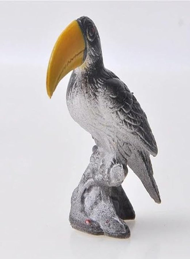 Mallexo PVC Bird Figures Toys for Kids 3D Model Birds Animal Figure Play Set 8PCs Different Types of Miniature Sparrow Animals Toys for Children Soft Farm Birds Toys Set Birthday Return Gift (BIRDS 8) - Image 4